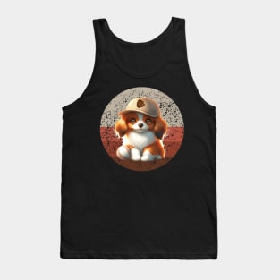 Playful Nederlandse Kooikerhondje Tank Top